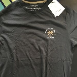 Tee shirt by demin and flowers